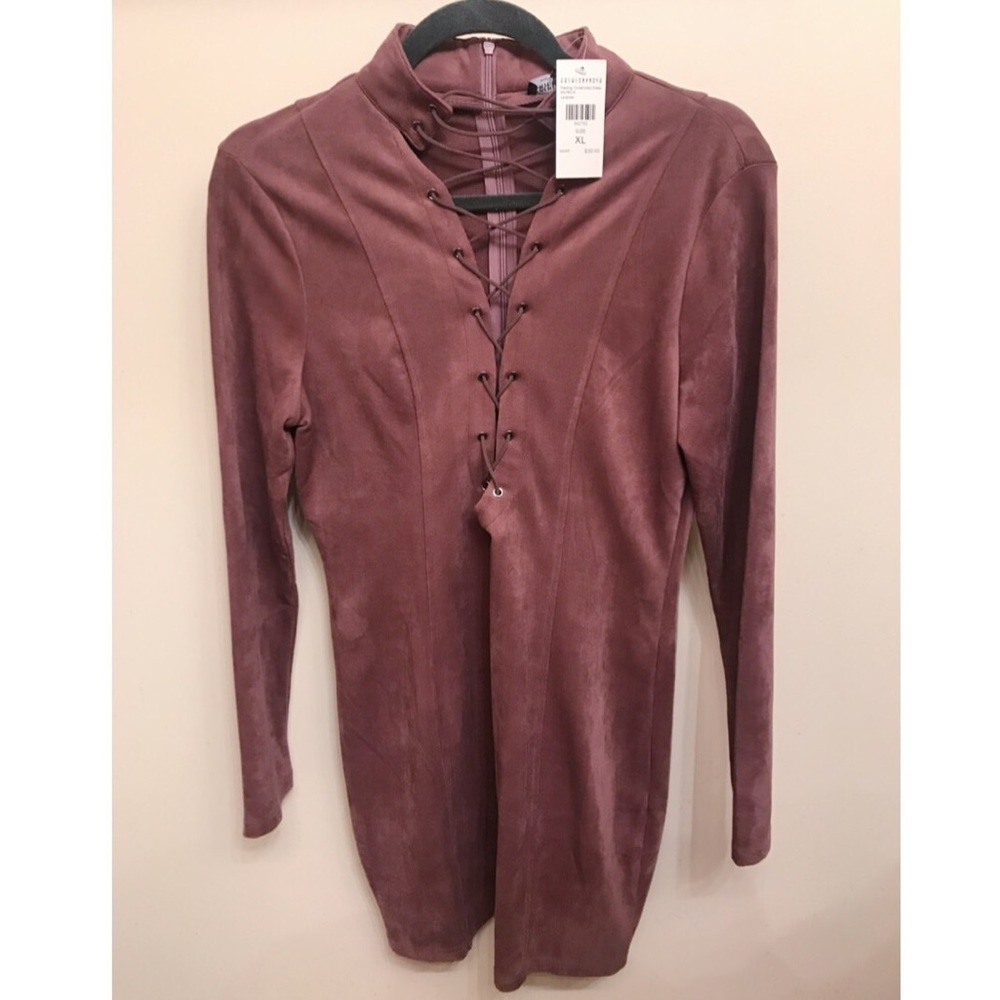 Lace Up Fashion Nova Dress